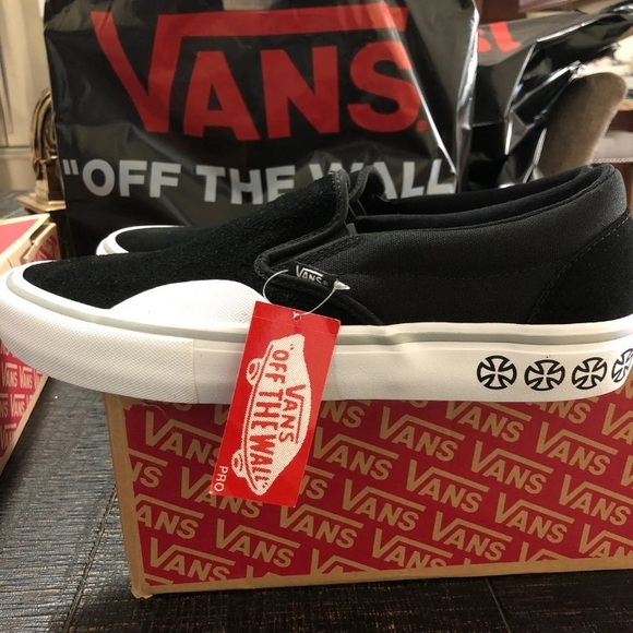 vans x independent slip on pro